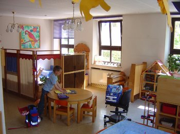 Gruppenraum im Kindergarten