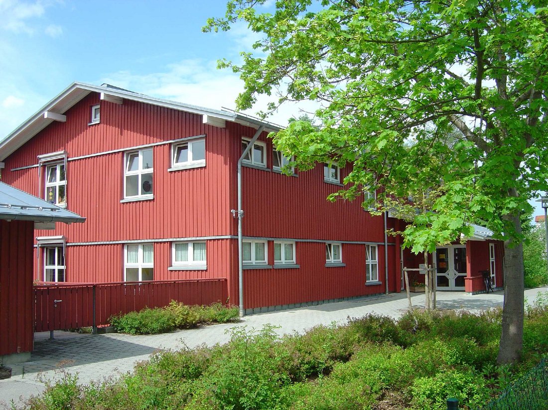 Frontansicht des Kindergarten Im Mittersch