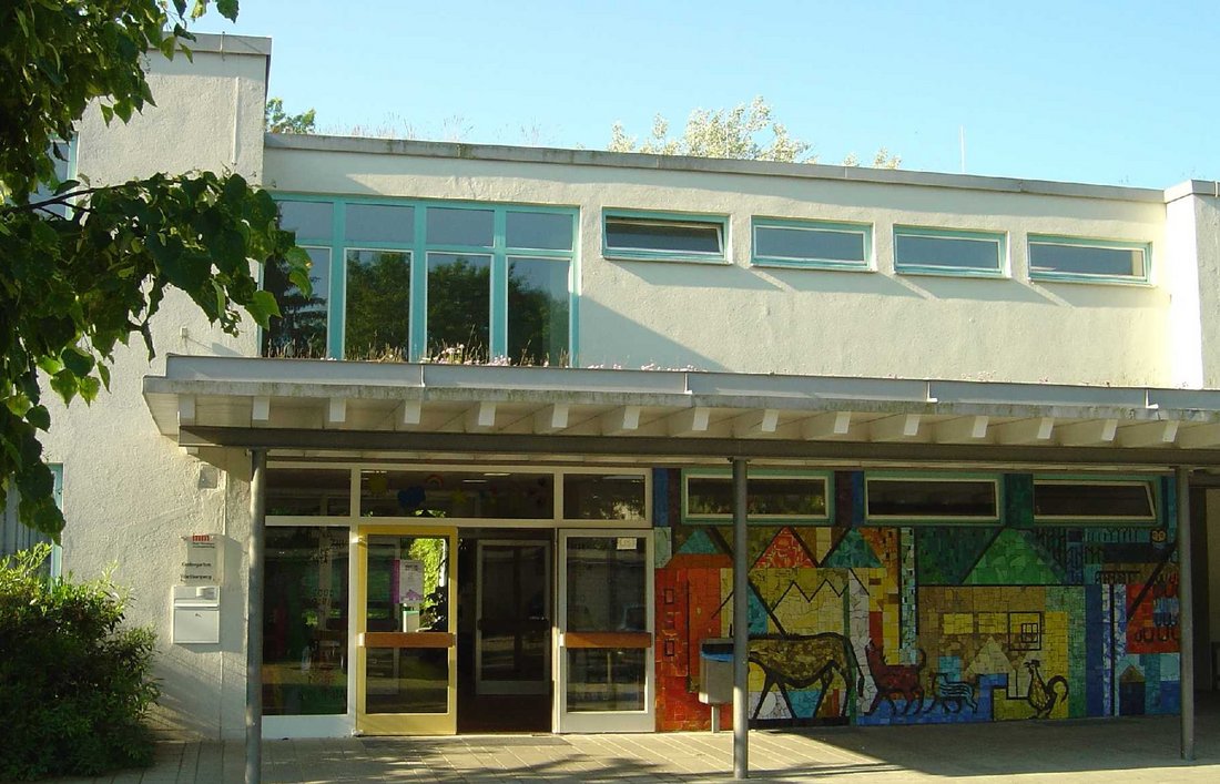 Außenansicht vom Garten Kindergarten Wartburgweg