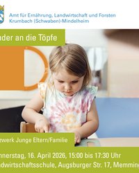 Kinder an die Töpfe